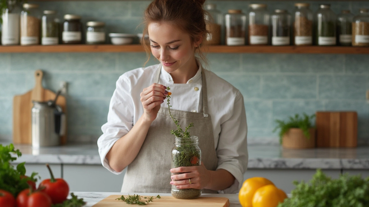 Oregano, Rosemary, and Sage: Flavor and Function, But Less Thymol
