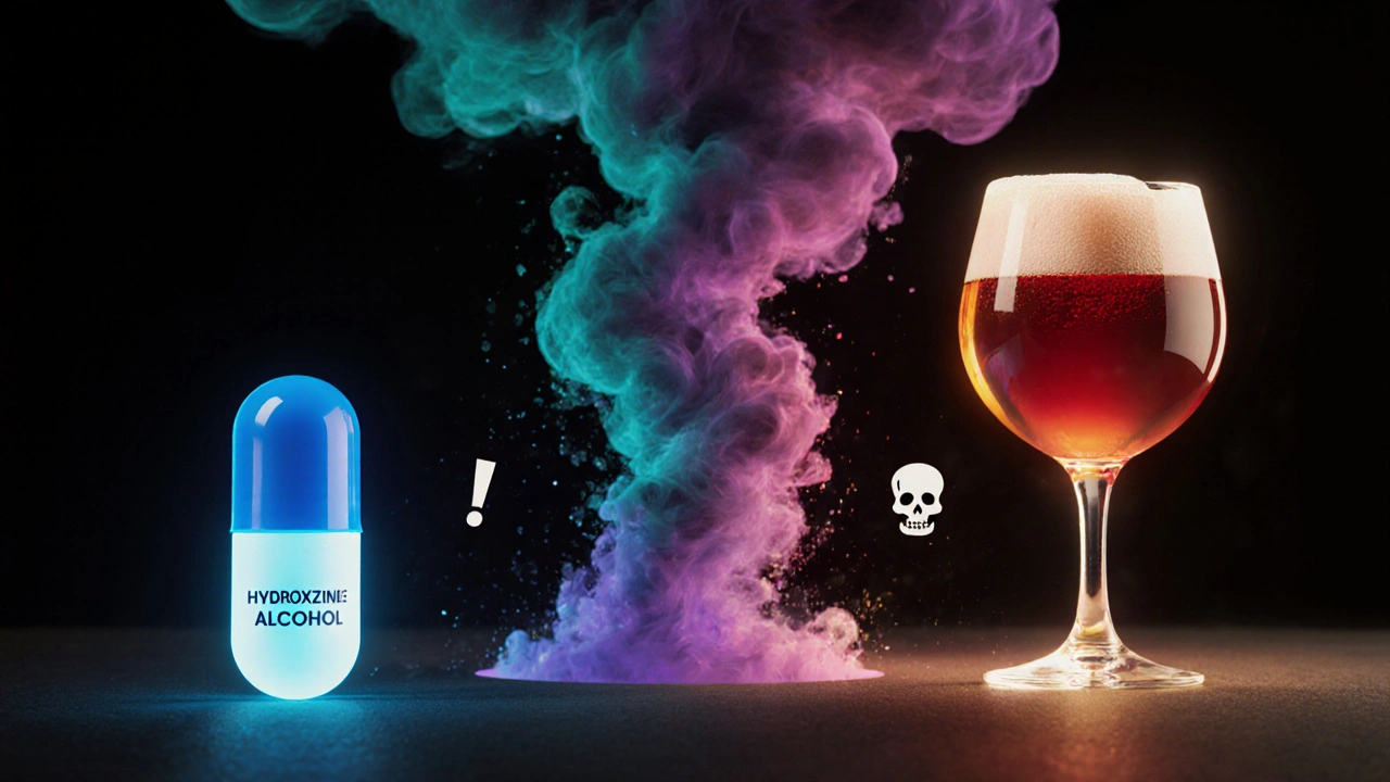 Hydroxyzine and Alcohol: Why This Mix Is a Hazard