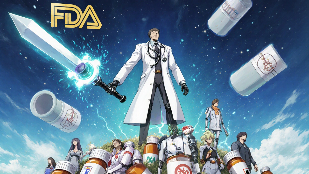 Robot doctor battles with TSH laser sword as robotic patients show different risk conditions.