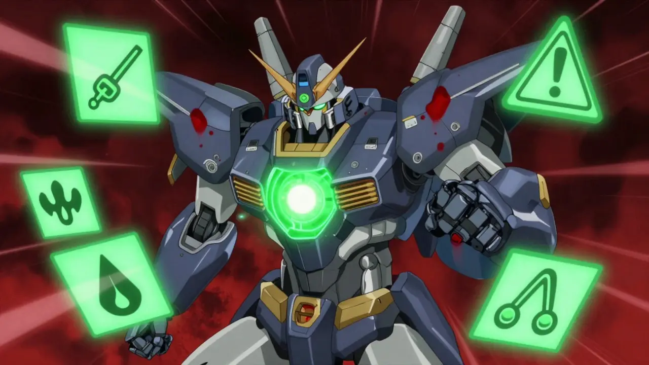 Medical mecha activating green Vitamin K defense against bleeding risks